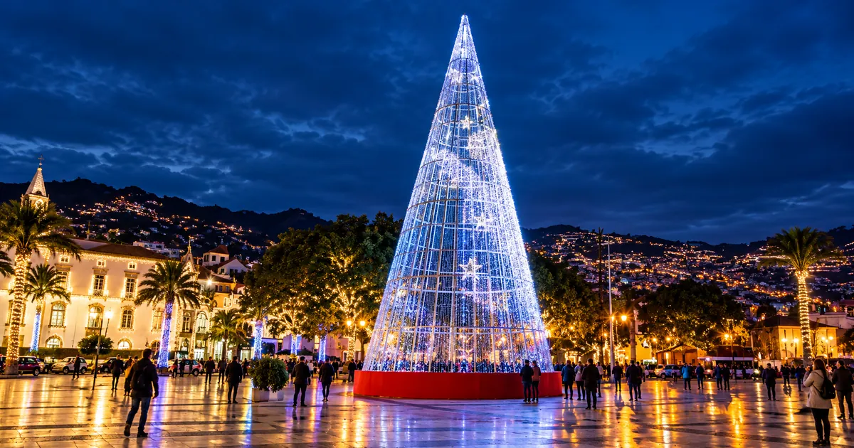 Árbol de Navidad en Funchal