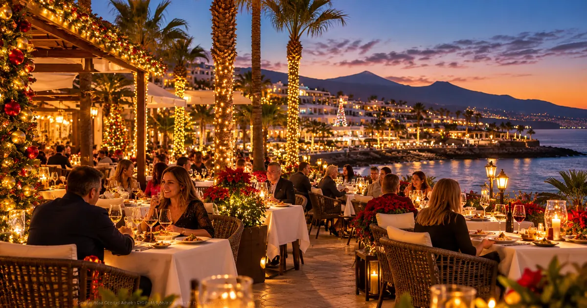 Cenas navideñas en Costa Adeje Cenas navideñas en Costa Adeje