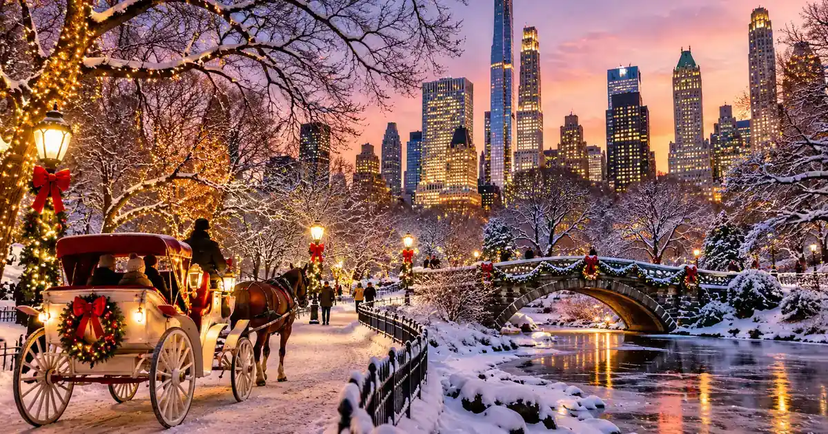 Central Park en Navidad