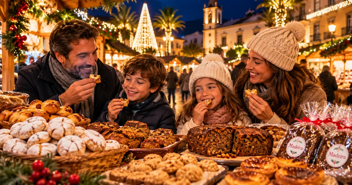 Degustar dulces navideños madeirenses