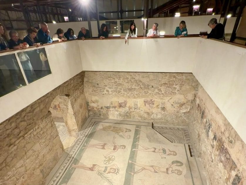 Mosaicos de la Villa Romana del Casale Foto de Google Maps de Villa Romana del Casale Morgantina Aidone Tourist Guide Guida Mosaicos de la Villa Romana del Casale