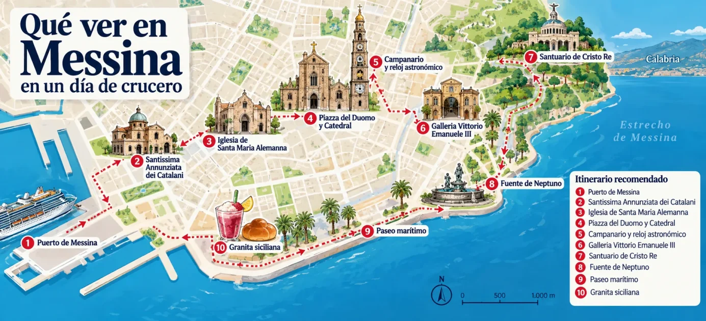 Qué ver en Messina en un día de crucero Qué ver en Messina en un día de crucero